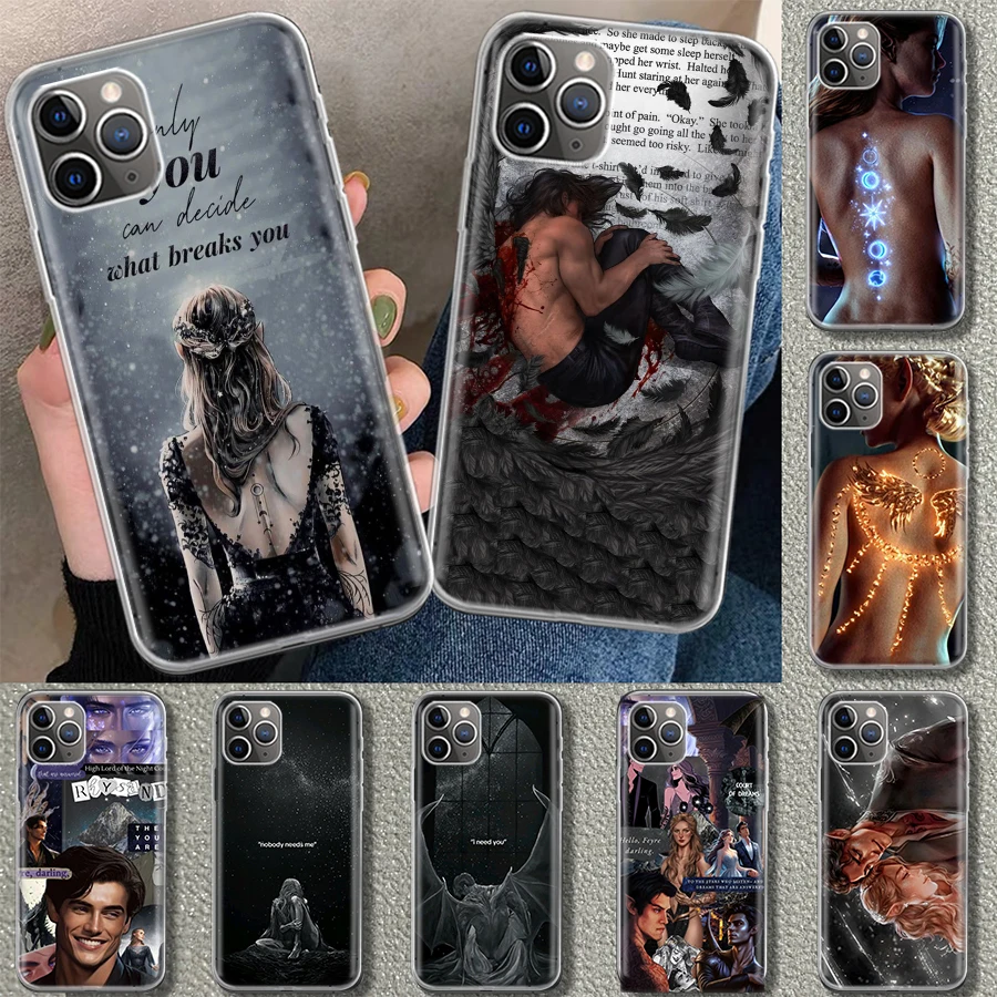 A Court Of Mist And Fury Phone Case Cover for iPhone 11 12 13 14 15 16 Pro Max Apple X XS XR 7 Plus 8 + Art Customized Fundas 11