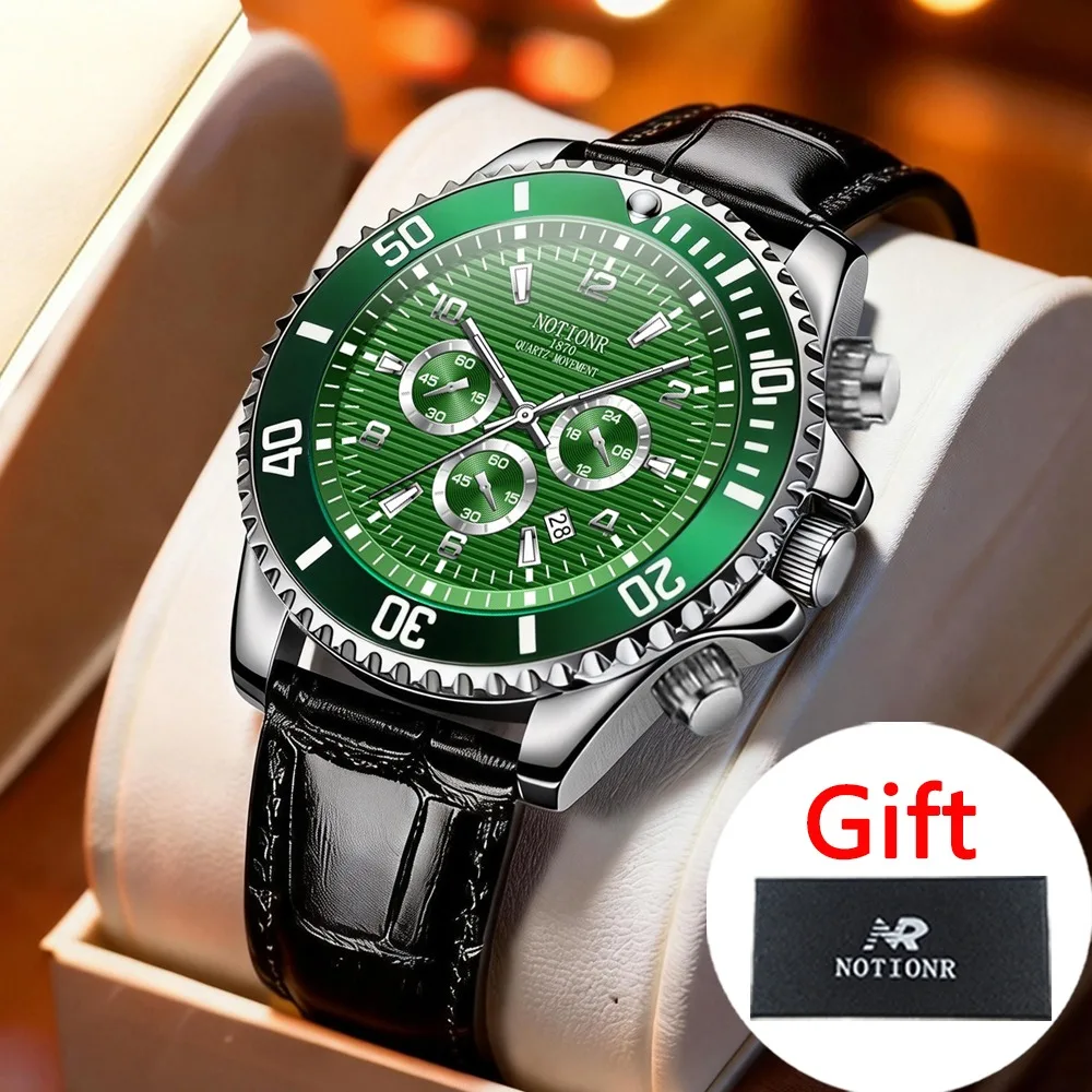 Men'S Stylish Quartz Watch - | Athletic Watch | Everyday Watch | Date Watch | Quartz Mechanism | Black Gift Box