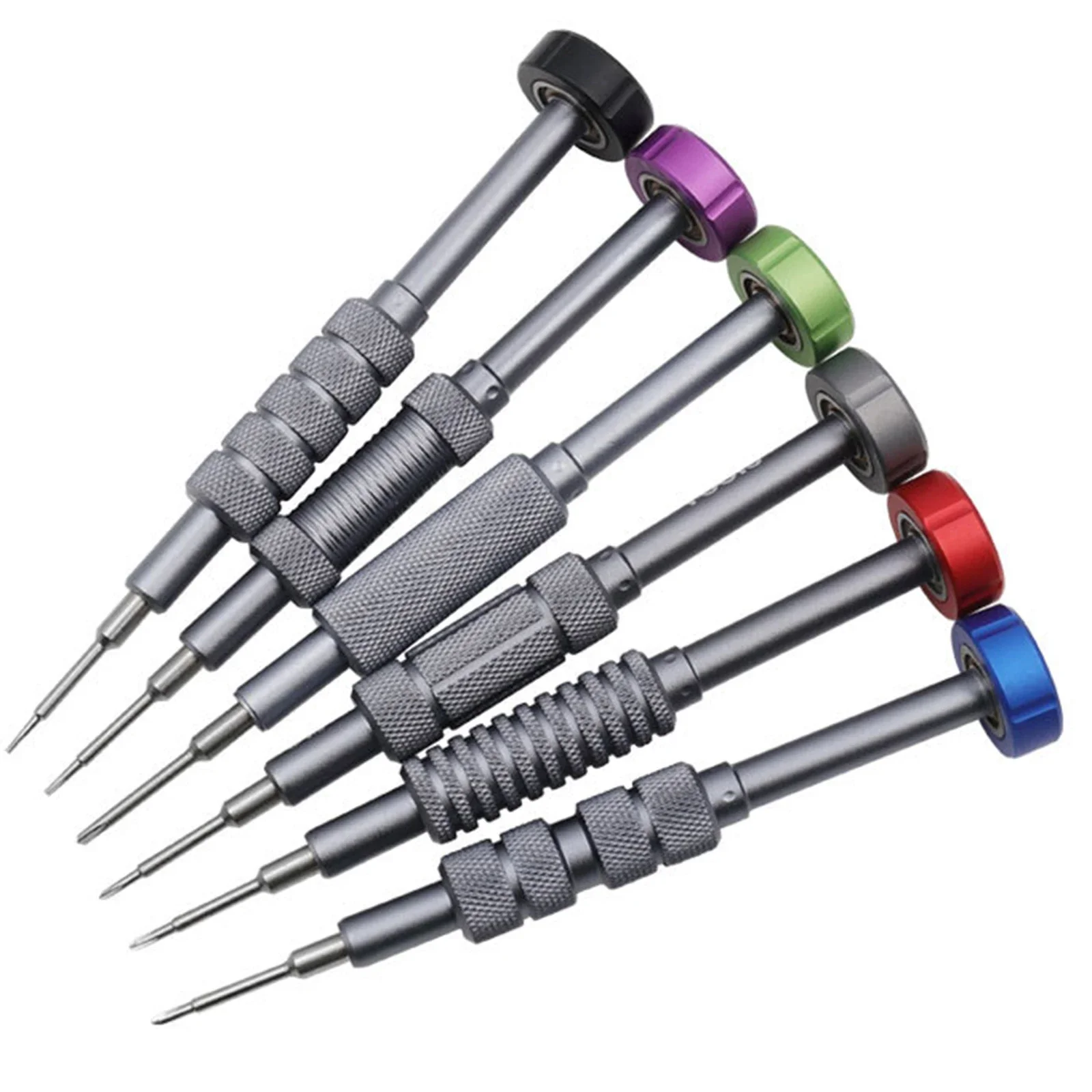 6pcs/set Screwdrivers Hand Tools 122.5*19.5mm 6 In 1 Dismantling Magnetic Head Multiple Sizes Repair Screwdriver