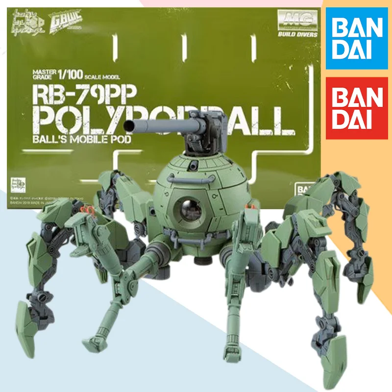 

Bandai Original MG 1/100 GUNDAM Mobile Suit RB-79PP POLYPOD BALL PB Limited Aninm Action Figure Assembly Model Kit Toy Gifts