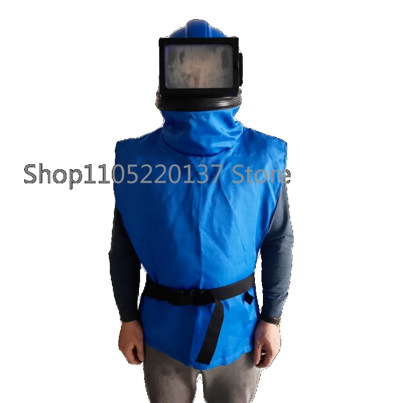 Sandblasting Oxygen Supply Safety Protection Helmet, Sandblasting Cap Mask, Protective Helmet