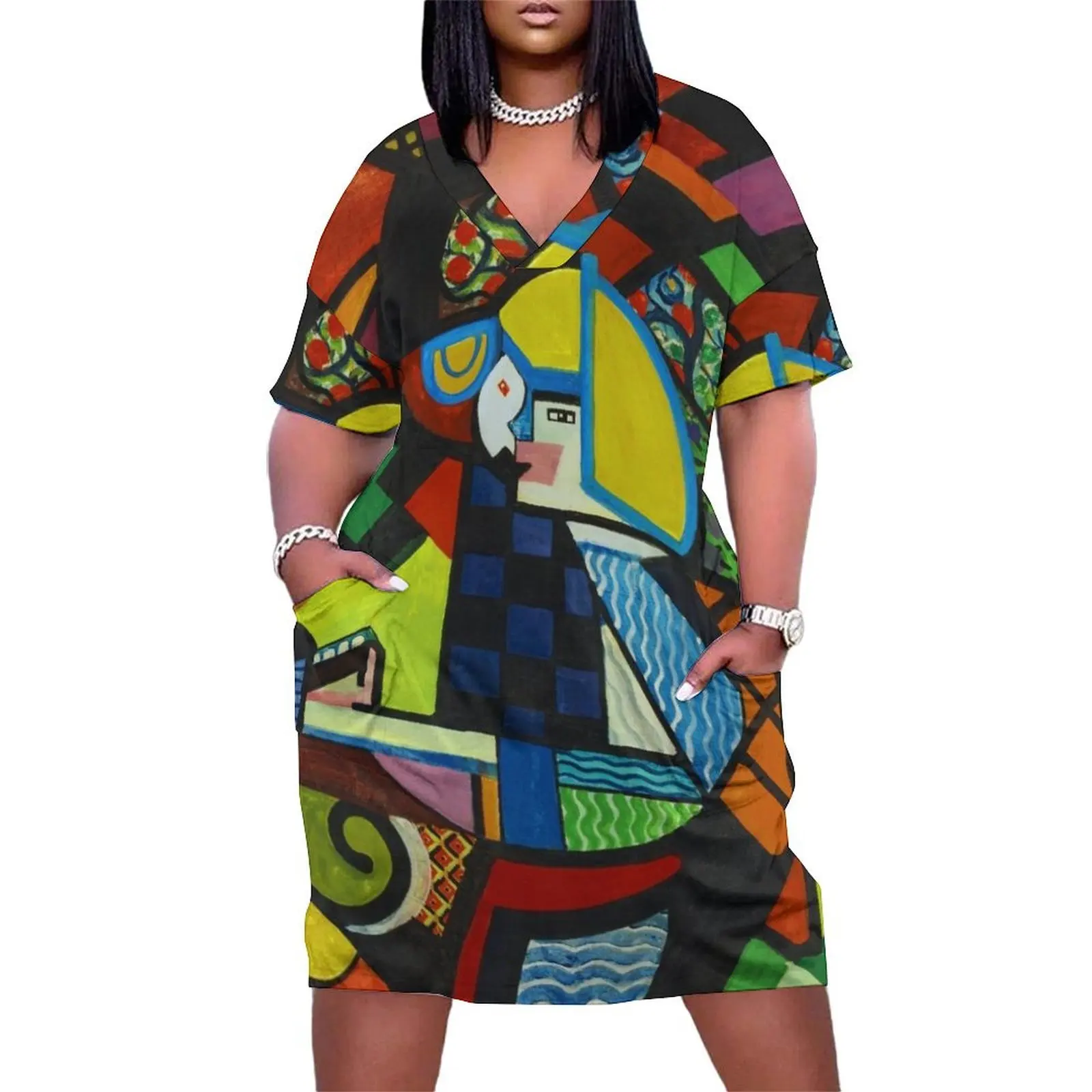 

Daughter in a Rocker Loose Pocket Dress dress for women summer Long dress