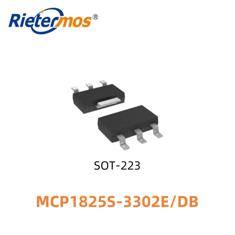 

50PCS MCP1825S-3302E/DB 3.3V 500mA Low Dropout Regulator LDO SOT-223 Low Quiescent Current for Portable Devices In Stock