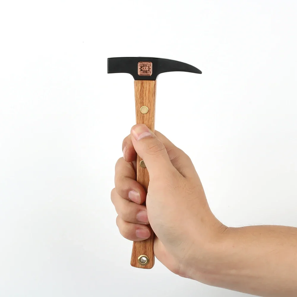 

440C Special Alloy Steel Small Hammer Hardness HRC57+ Head with American Red Oak Handle Andy's Prison Break Hammer Best Gift