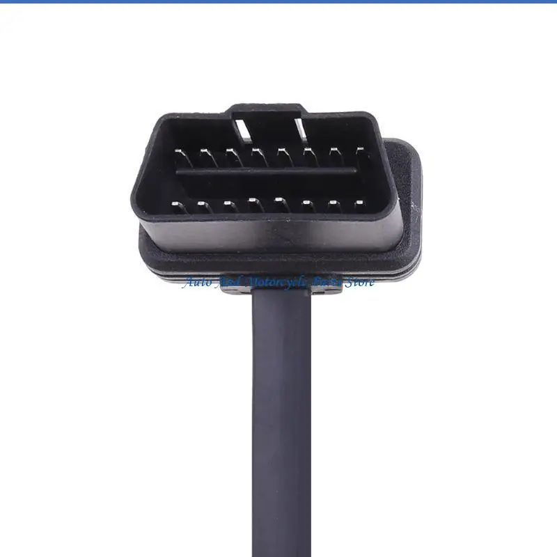 P9FD Connection OBD OBD2 16 Pin Car Diagnostic Tool Extension Cable Adaptor Detection