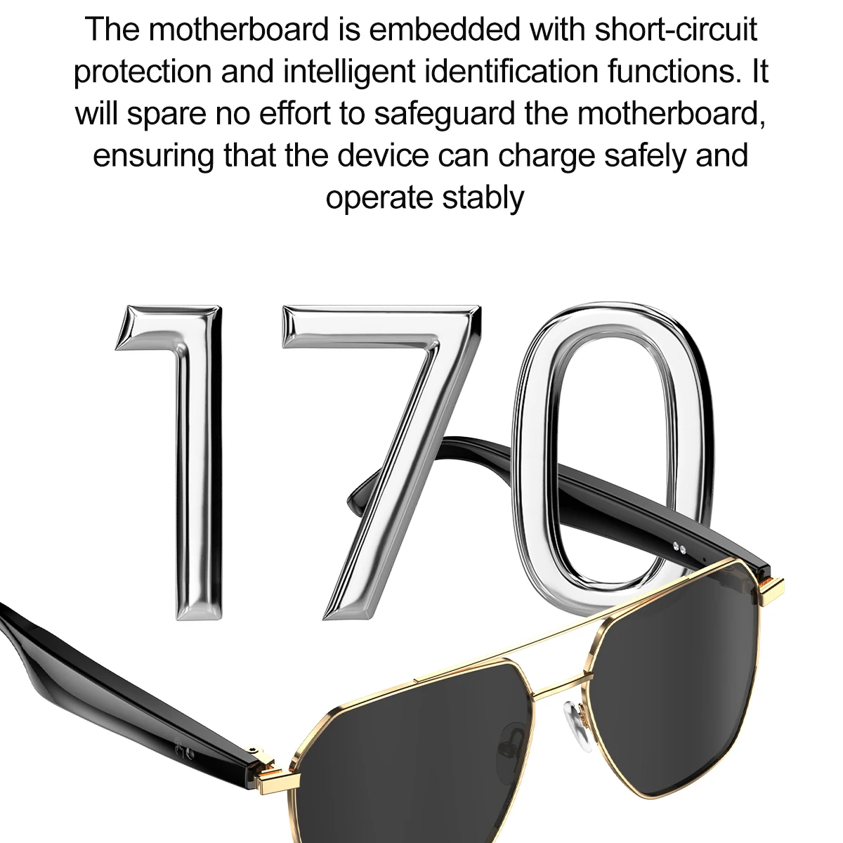 696 AI Voice Video Call Real-time Translation Intelligent Question Answering Smart Glasses UV Protection Sport BT Sunglasses