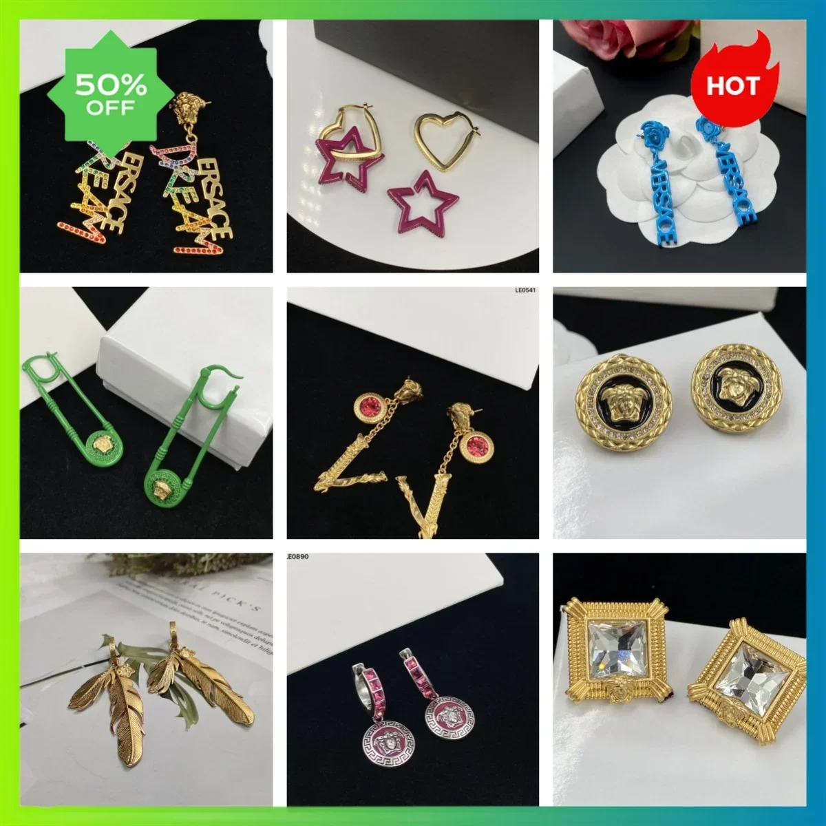 

2024 Best-selling New Classic Fashion Earrings Jewelry Suitable for Party Women's Daily Wear, with A Variety of Clothing