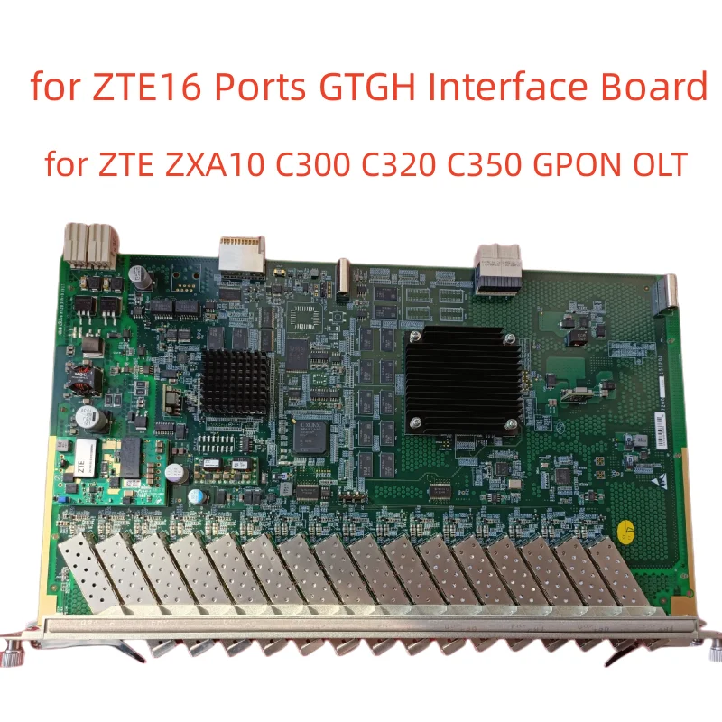 Original 16 Ports GTGH GPON Interface Board GTGHG Placa with Full SFP Module Class B+ C+ C++ for ZTE ZXA10 C300 C320 C350 OLT