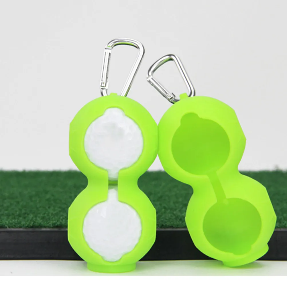 

Набор из 3 силиконовых чехлов для мячей для гольфа, крепление на пояс, надежная фиксация, защита от скольжения, легко чистится, портативный чехол для спортсменов, красный