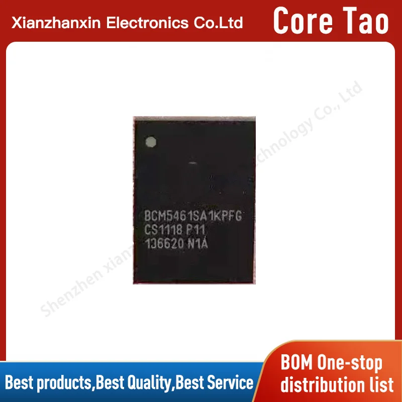 1pcs/lot BCM5461SA1KPFG BCM5461SA1 BCM5461S BGA-117 Ethernet chip in stock