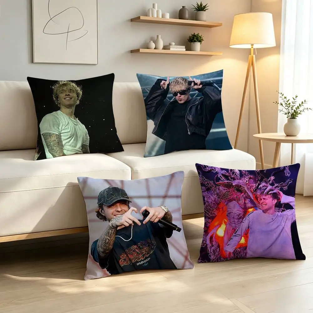 Russian Rap E-Egor Kreed Pillow Case Pattern Printed Pillowcase For Living Room Sofa Cushion Cover