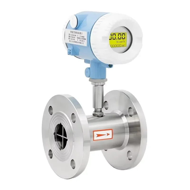 LEFOO DN25 Turbine Flowmeter High Accuracy Turbine Flow Meter with Digital LCD Display