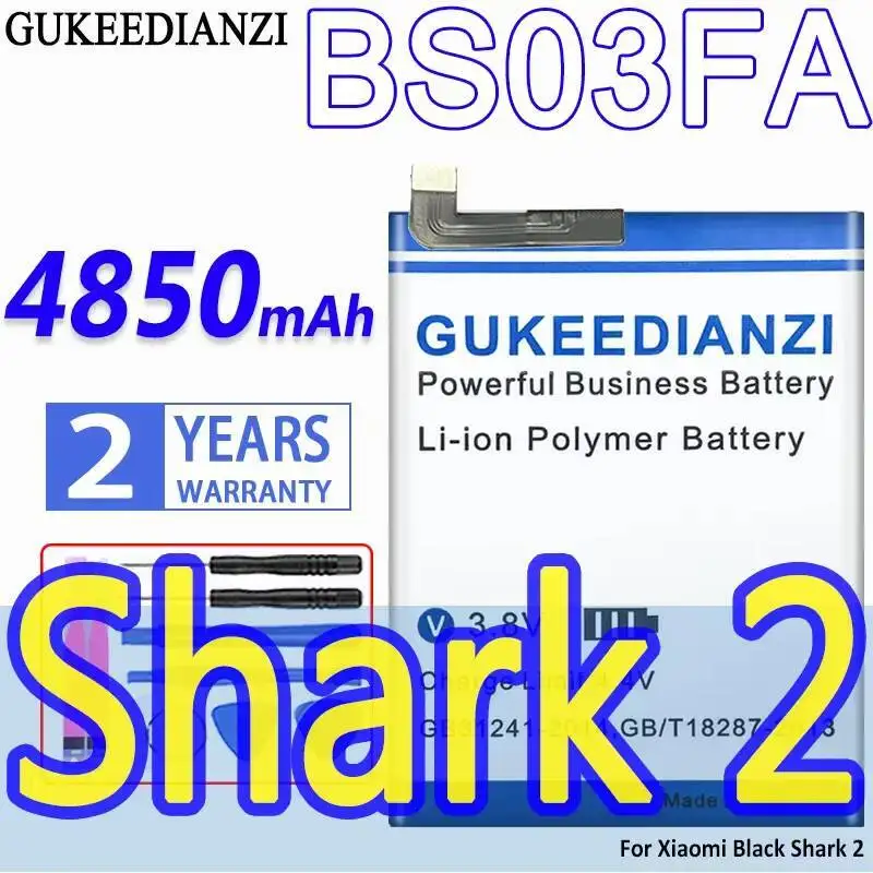 

Long-Lasting Mobile Phone Battery Reliable Power For Xiaomi Black Shark 2 4850Mah BS03FA