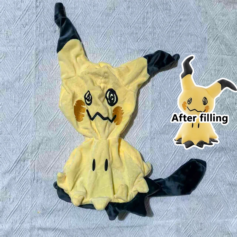 

45/85 см Mimikyu Pokemon плюшевые игрушки огромный Pokémon плюшевый Пикачу полуфабрикат кожаная кобура подушка подарок для детей Рождество