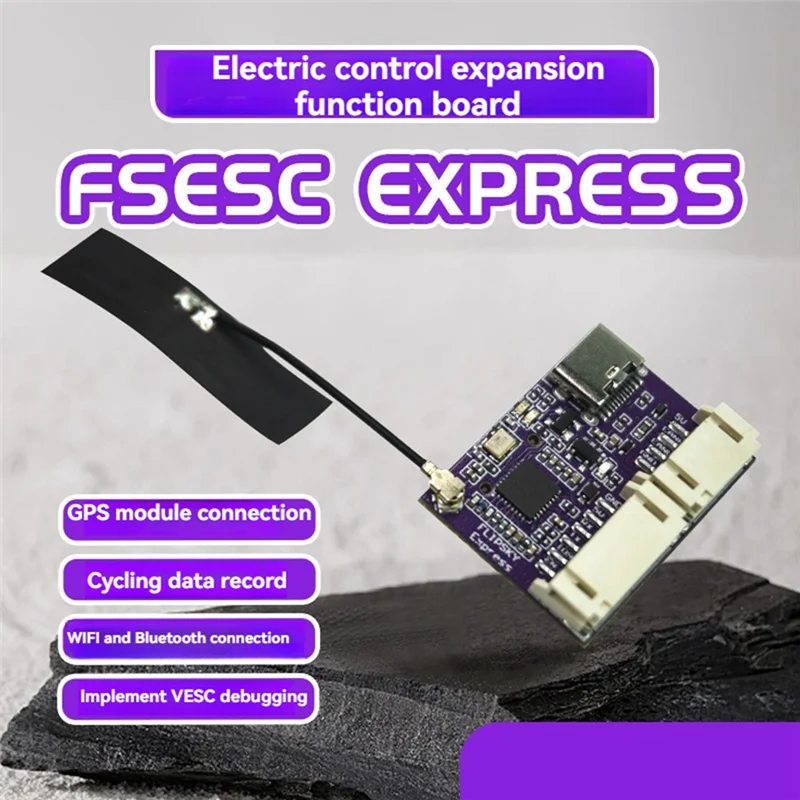 L72A-FLIPSKY FSESC EXPRESS ESC Expansion Board Supports WIFI+Bluetooth GPS Positioning Data Recorder