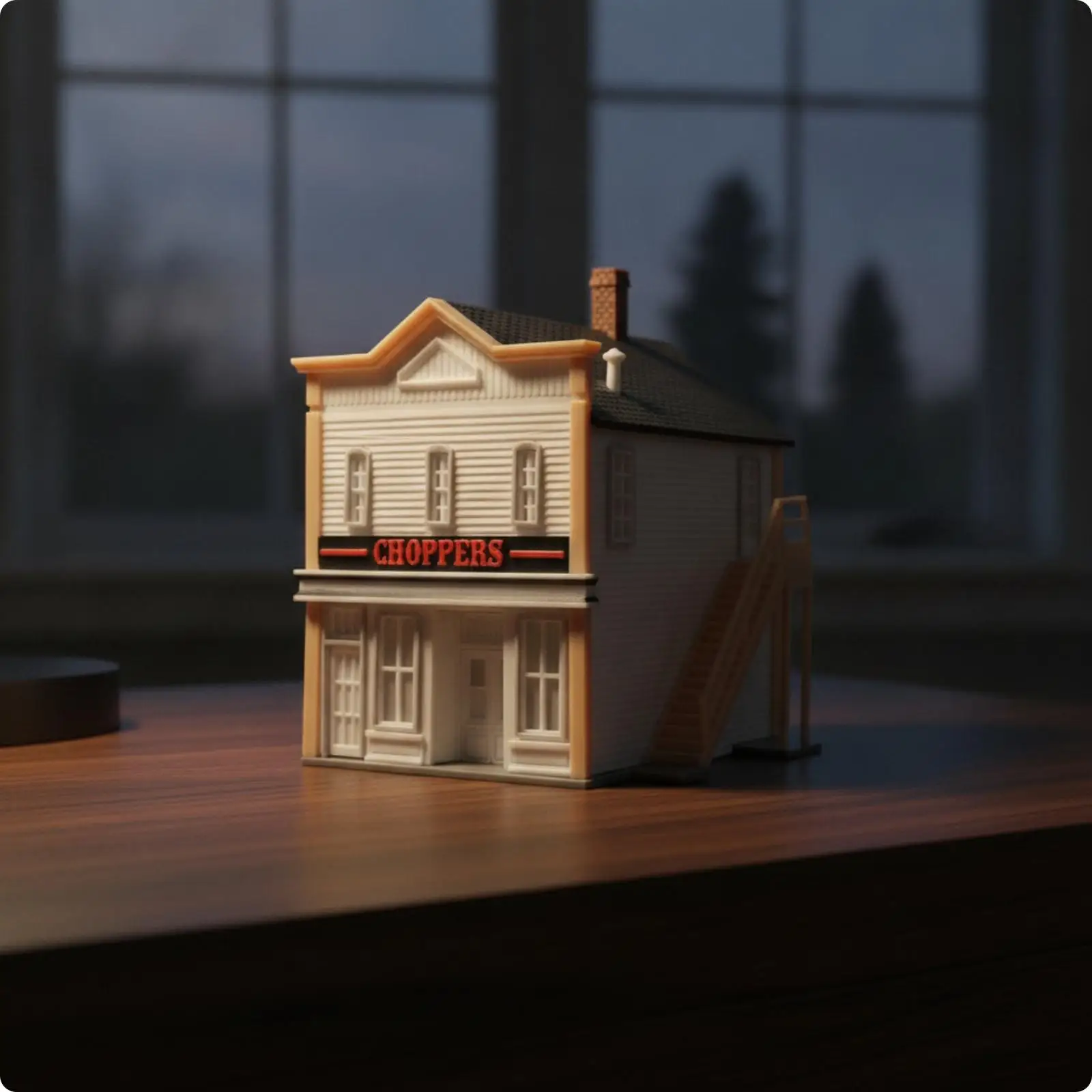 Tavern Shop Diorama Model 1:64 Scale Tavern Diorama Western-Style Scenery Piece for Collectors, Dioramas, Display Shelves