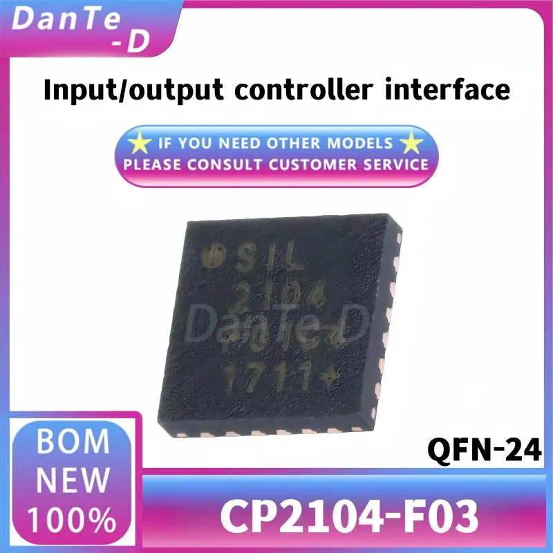 CP2104-F03-GM package QFN-24 USB to UART bridge controller IC original authentic