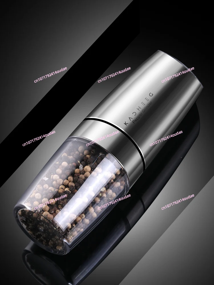 German Electric Grinding Black Pepper Powder Grinder Bottle Stainless Steel Sichuan Pepper Sesame Crushed Sea Salt Instant