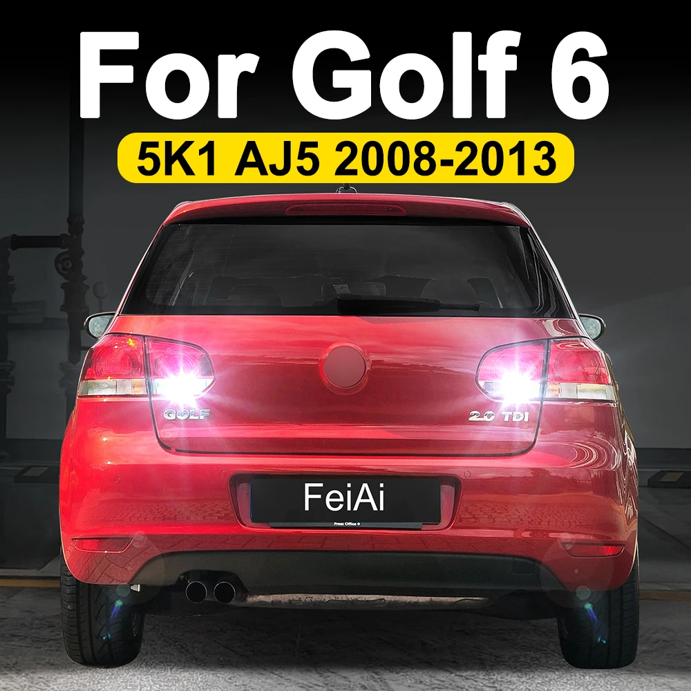 

Reverse Lights LED For Volkswagen VW Golf 6 MK6 5K1 AJ5 Accessories 2008 2009 2010 2011 2012 2013 Backup Reversing Light Bulb
