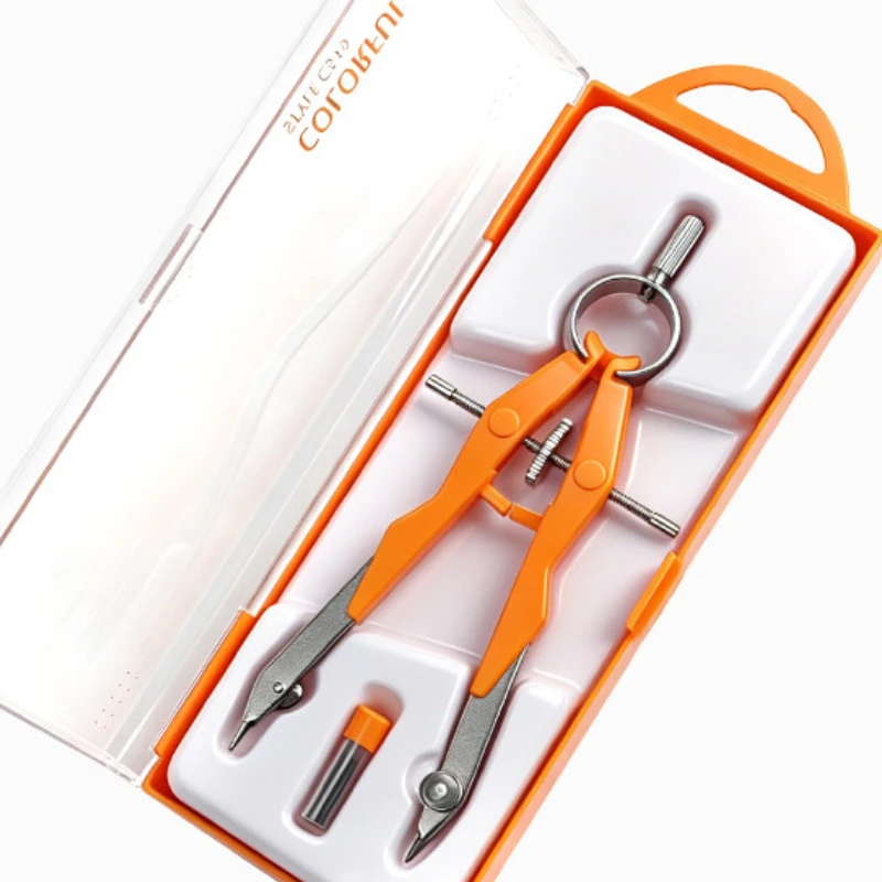 Multi Functional Metal Compass High Precision Geometry Drawing Tool Math Drafting Stationery Student Exam Circle Drawing Tools