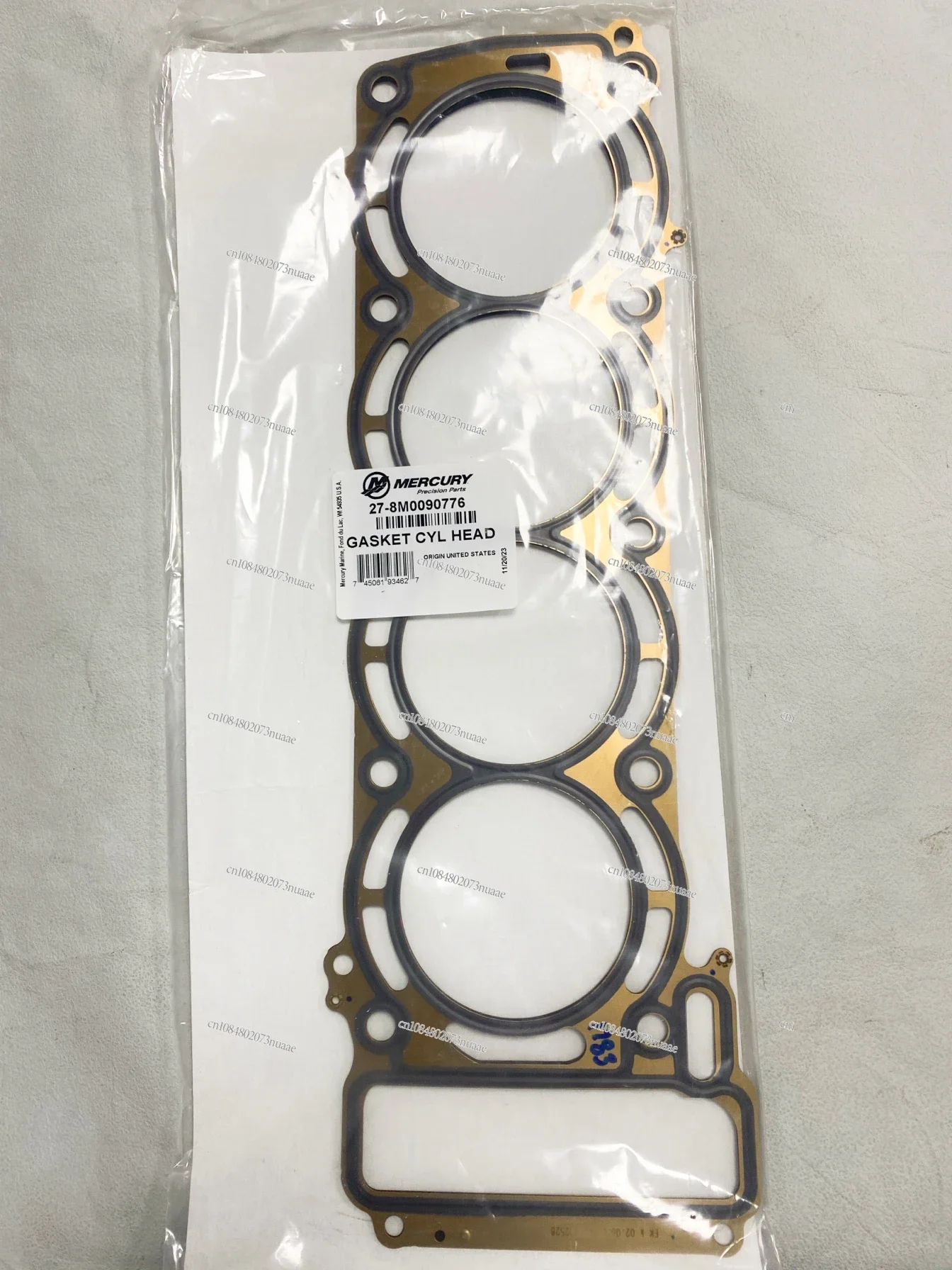 

Bottom Gasket Overhaul Gasket for Outboard Engine Cylinder Block, 4-stroke 50-60-90-115 Original Factory Overhaul Part