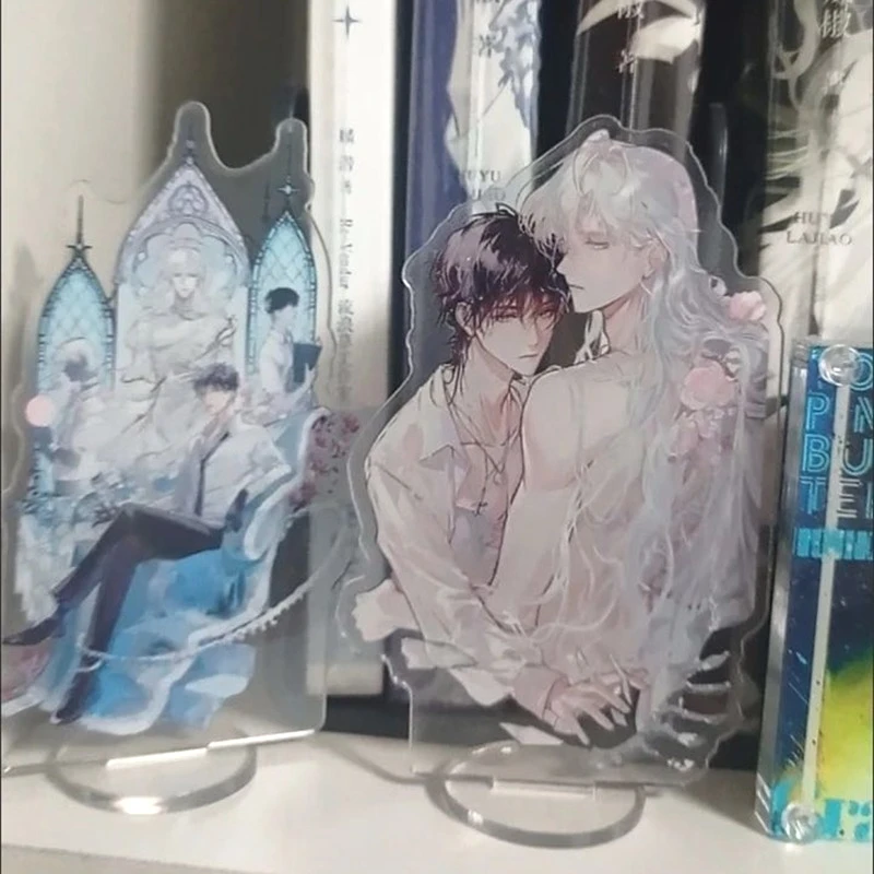 Placas de acrílico de 10cm/3,93 polegadas, abraça você até o fim do jogo, criatividade, periféricos de exibição de mesa, suprimentos para festas