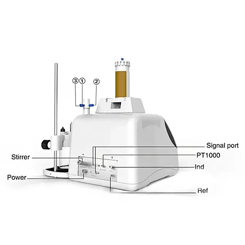 T860 Automatic Potentiometric Titrator, Lab pH Acidity Tester with Auto Burette for Chemical Analysis
