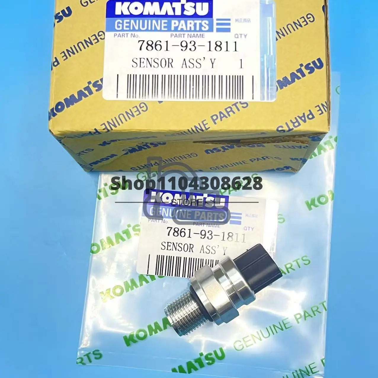 Excavator High Pressure Sensor Switch 7861-93-1811 for Komatsu PC200-8 PC210-8 PC220-8 PC240-8 PC300-8