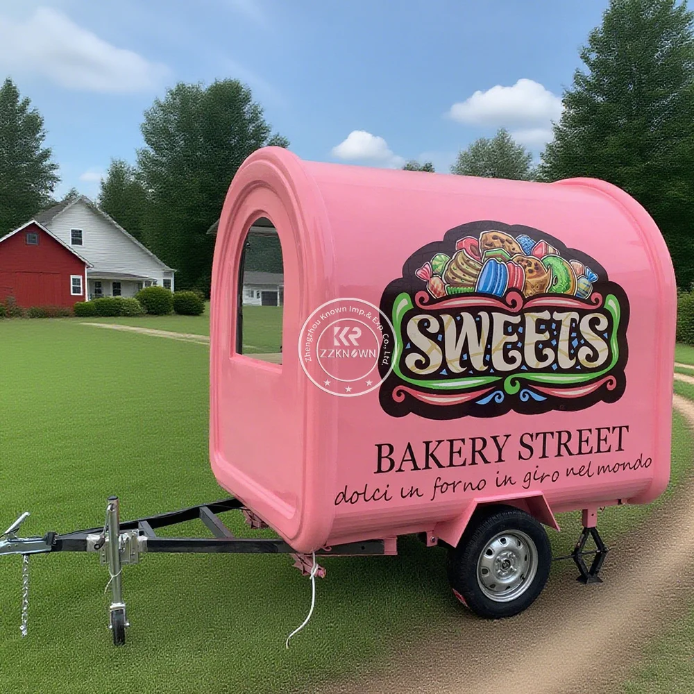 

Concession Food Trailer Ice Cream Cart Catering Truck Fully Equipped Mobile Food Truck With Full Kitchen