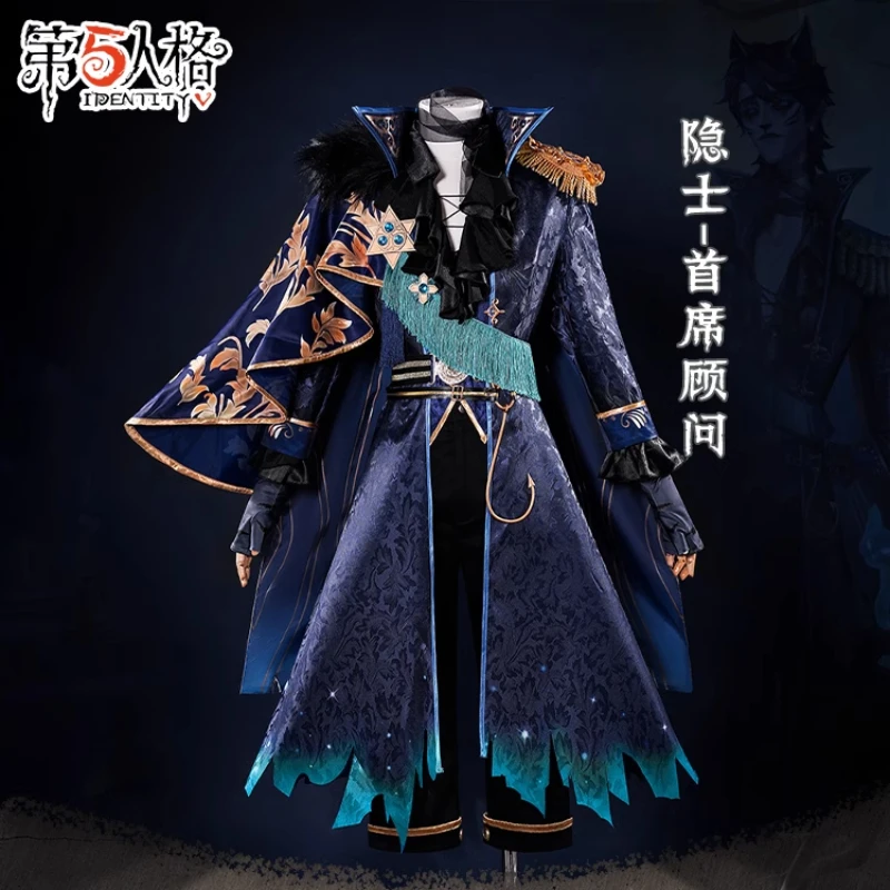 Game Identity V Alva Lorenz Hermit Men Cosplay Costume Cos Anime Party Uniform Hallowen Play Role Clothes Clothing