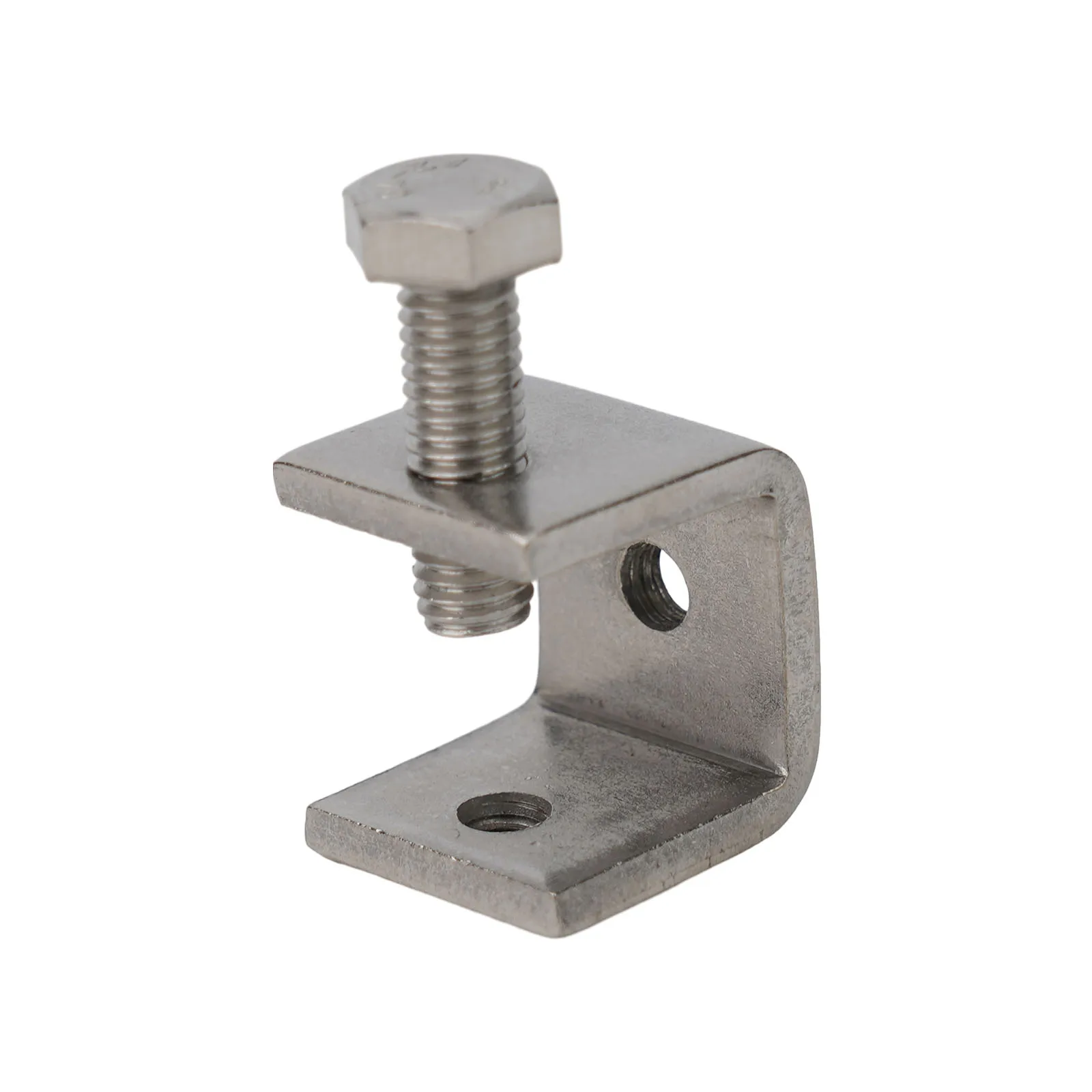 High Quality C-clamp Jaw U-shaped Clip Silver Stainless Steel Table Bracket With Screw 1/2/4pcs Easy To Install