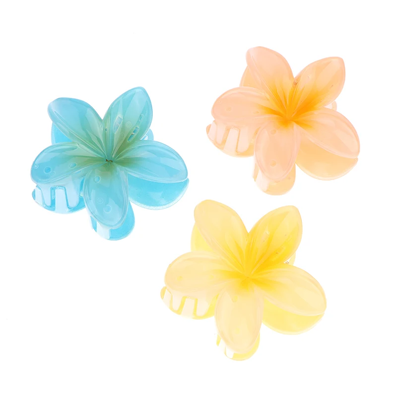 New Seaside Vacation Hair Clip Back Of The Head With Multi-color Optional Bauhinia Clip