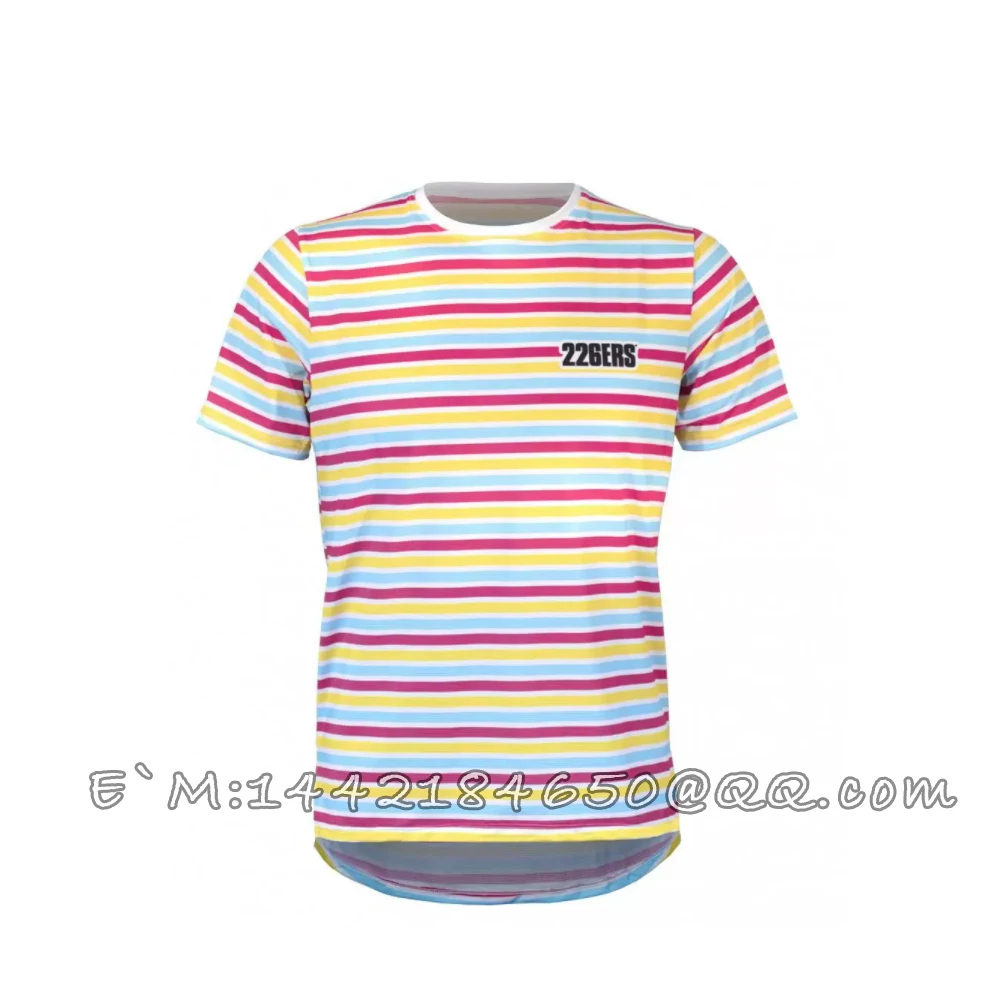 Short Sleeve Jersey for Men and Women, MTB Clothes, Road Bike, Motorcycle, Mountain Downhill, Summer, 226ERS