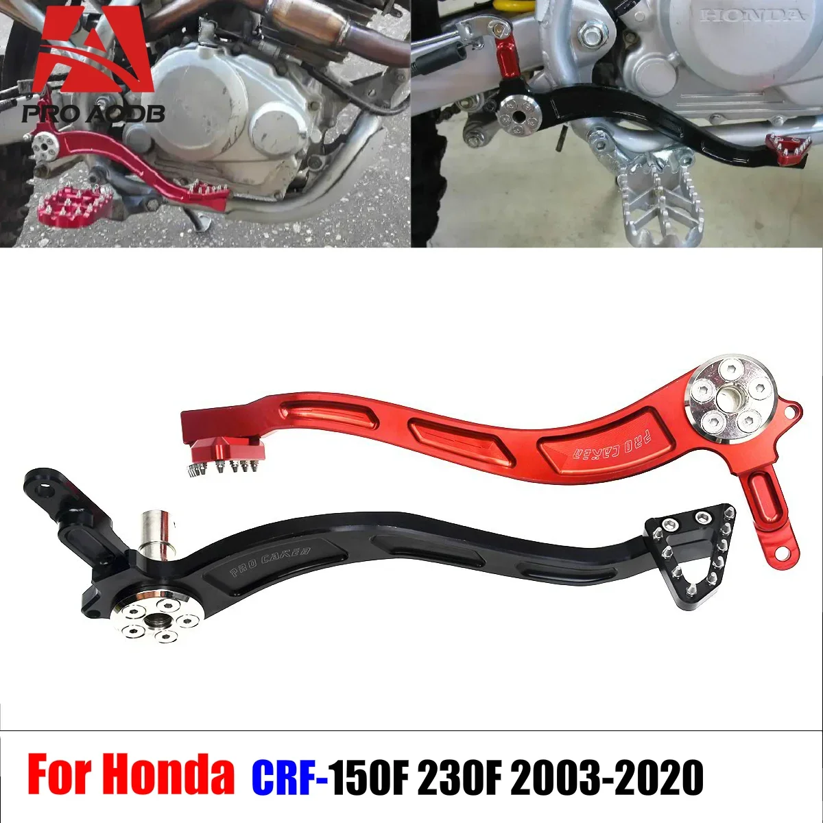 For Honda CRF230F 2003-2017 Sturdy Motorcycle parts Gear Shift Rear Brake Pedal Lever  CRF 230 F 230F 2016 2015 2014 2013 2012