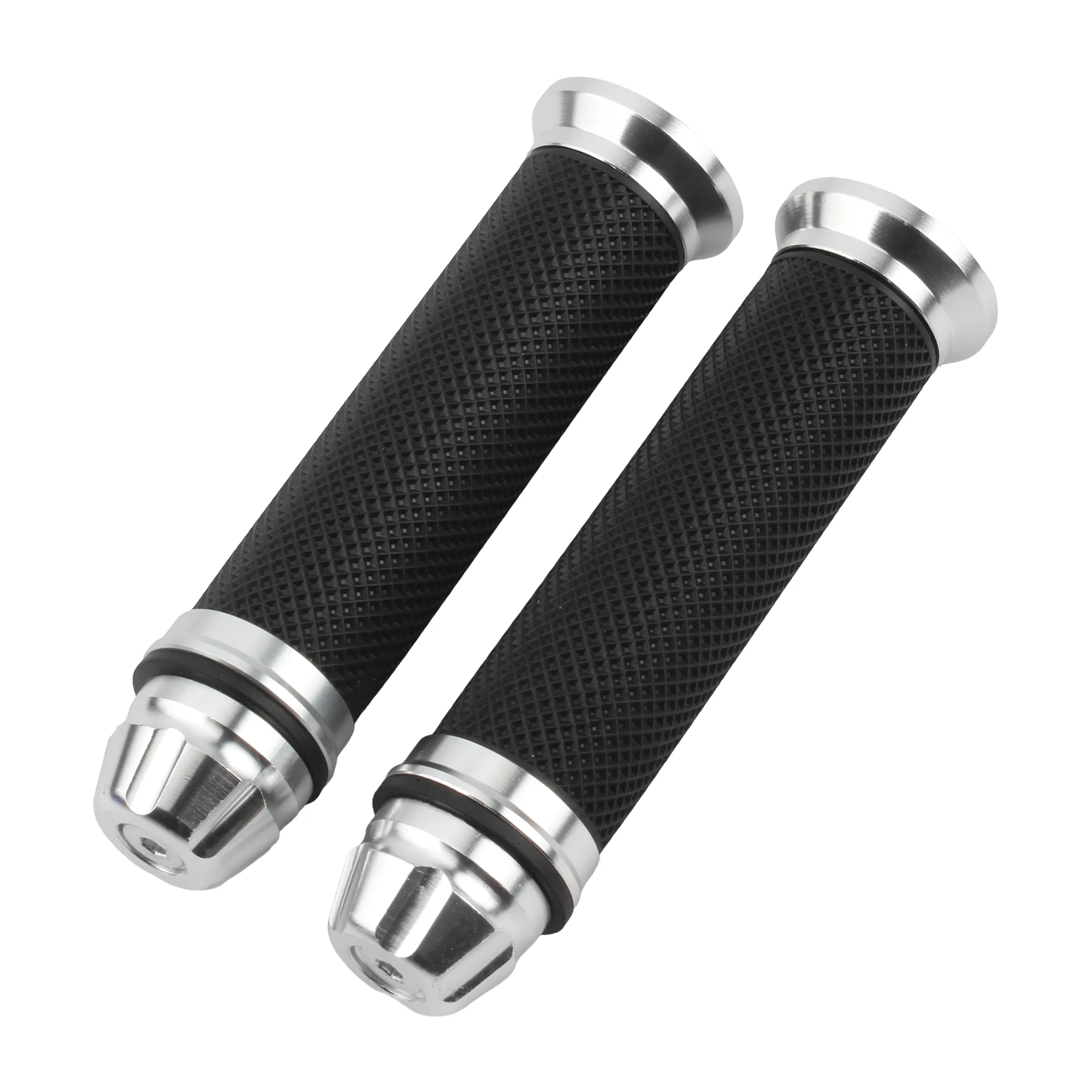 Powermotor Motorcycle Dirt Bike Rubber Handle Grip Pedal Biker Scooter Handlebar Grips 7/8\