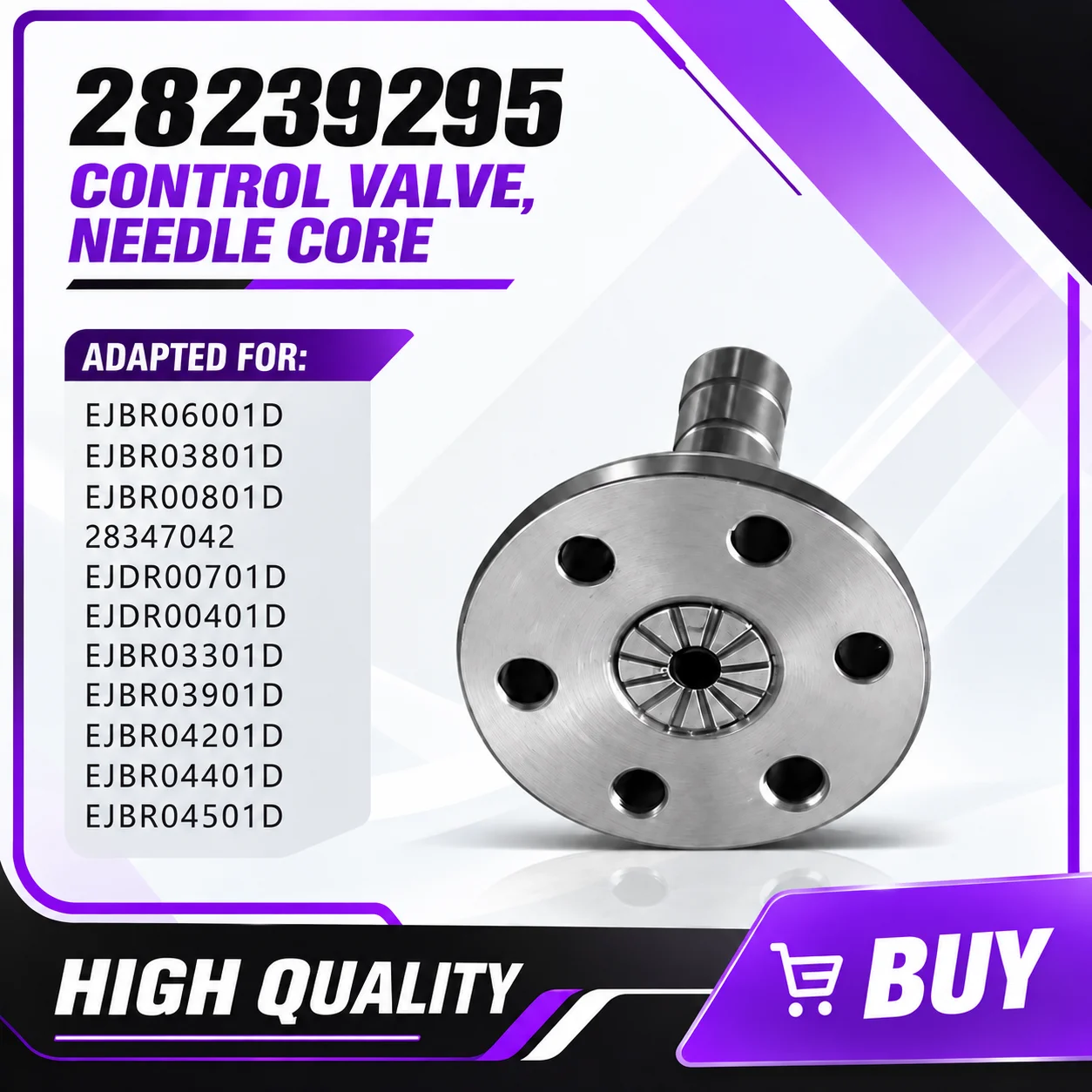 28239295 Needle Core Control Valve Component Compatible With EJBR00701D EJDR00701D EJDR00401D EJBR03301D EJBR03901D Model XJ0924