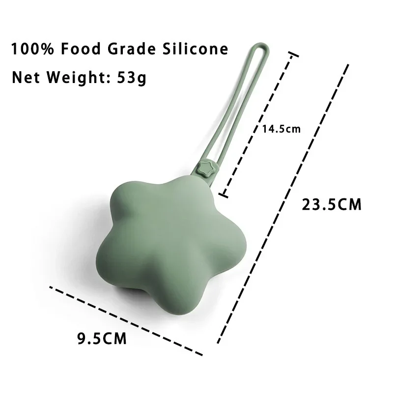 Porta Chupetes de Silicona con Gancho de Seguridad - Estuche Hermético para Cochecito y Bolsa de Pañales, Bolsa Multiusos para Llaves, Monedas, Auriculares