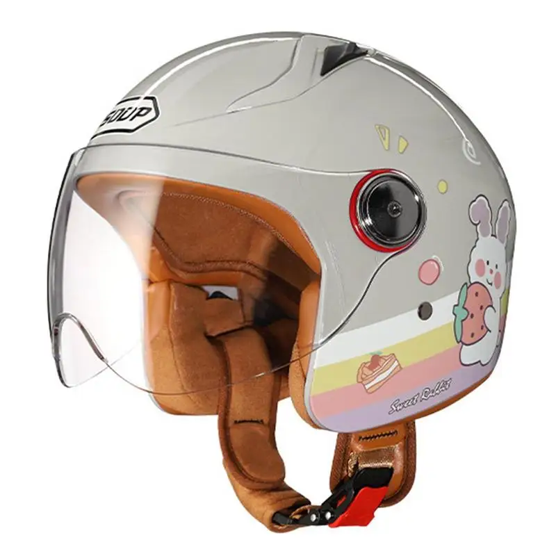 

Children's Helmets Motorcycle Helmets Lightweight Scooter Crash Helmets Sunshade Sun Protection Boy Girl Kid Cartoon Helmets