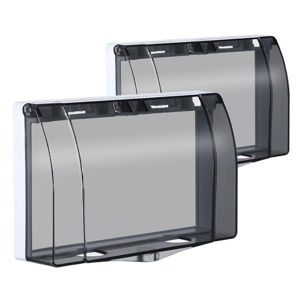 

2 Pcs Waterproof Cover for Plug Socket Plastic Outdoor Electrical Outlet Safety Proofing Longlasting