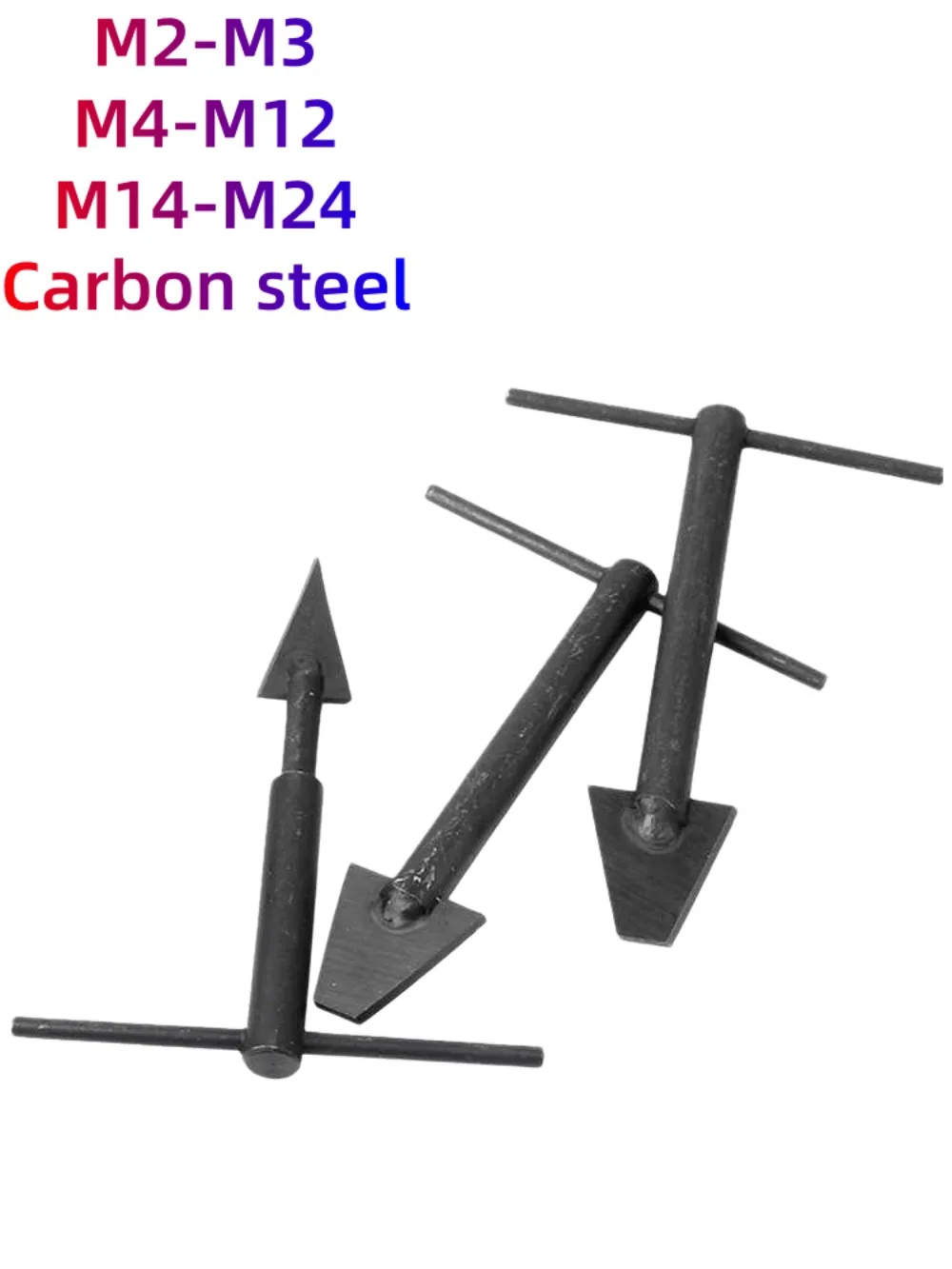 1Pcs Metric Helicoil Extractor M2‑M3/M4‑M12/M14‑M24, Hand Puller for Damaged Helical Thread Repair Inserts, Workshop Maintenance