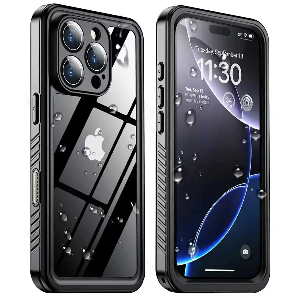 

1 шт. водонепроницаемый чехол IP68 для iPhone 17 16 15 14 13 12 11 Pro Max Plus, защитный чехол для всего тела, чехол для плавания, подводного дайвинга
