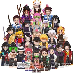 Anime Demon Slayer Tokitou Muichirou Tomioka Giyuu Kanroji Mitsuri Tsuyuri Kanawo Cosplay Action Toys Garage Kits Figurine Model