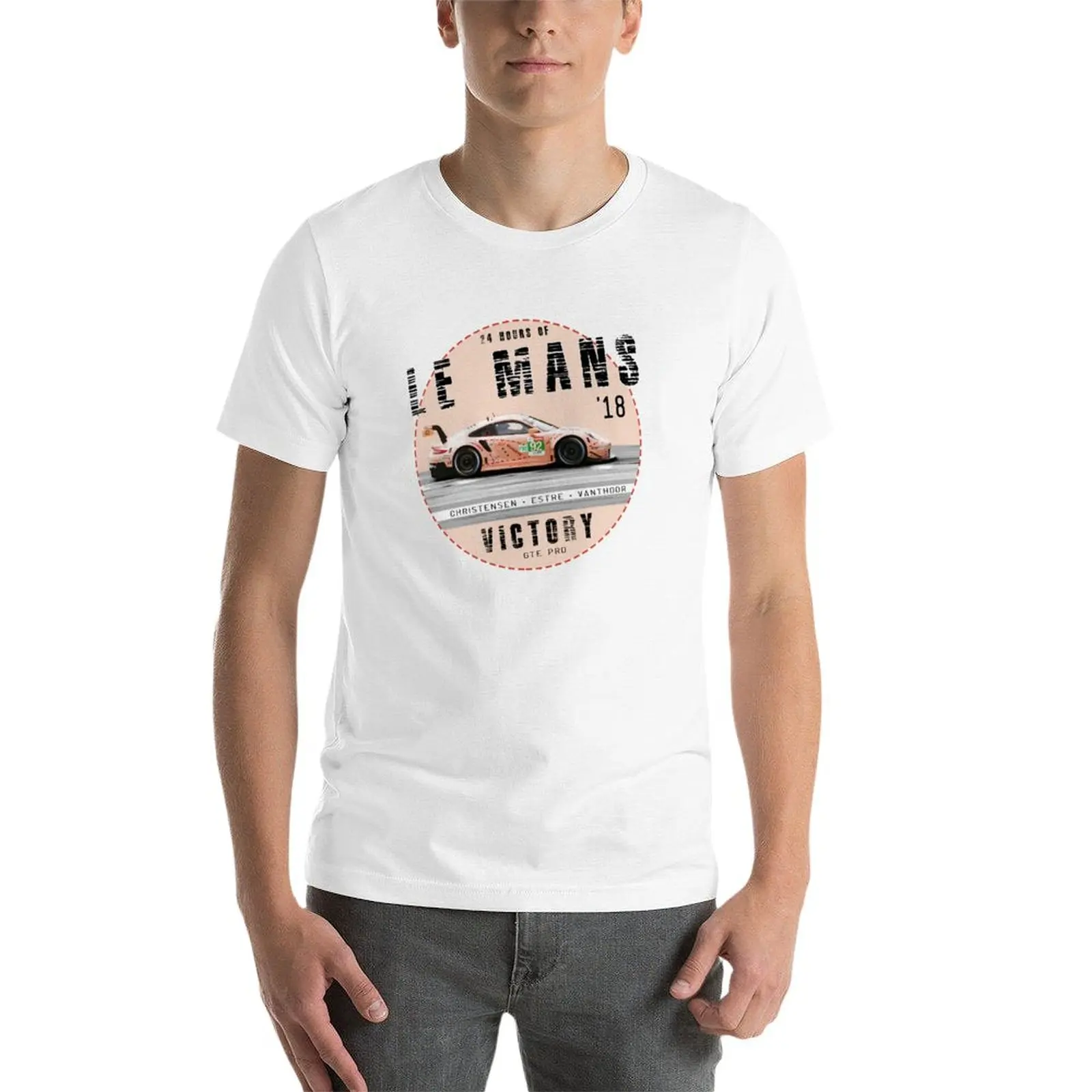 Camiseta 24H 2018 - GTE Pro para hombre, ropa de anime, camisetas altas