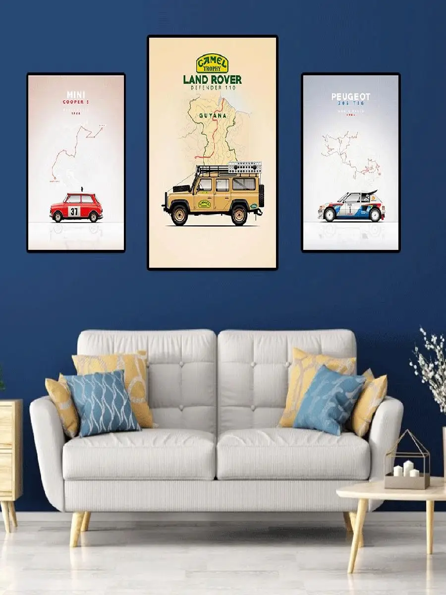 Vintage F Cartoon Cars Racing Poster  Motorsport Circuit Track Wall Art for Racer Room Decor  Home Aesthetic Decoration