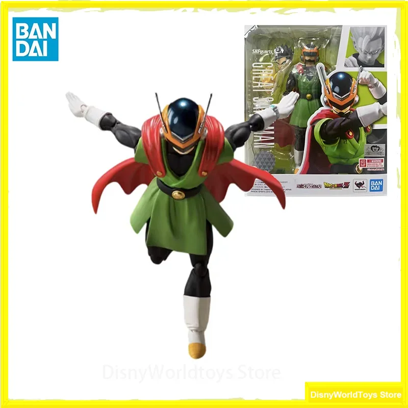 100% Original BANDAI S.H.Figuarts SHF GREAT SAIYAMAN Dragon Ball In Stock Anime Action Collection Figures Model Toys