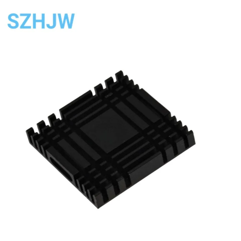 5PCS Heatsink Radiator Cooler Radiator 37x37x6MM High Quality Black Slot Heat Sink