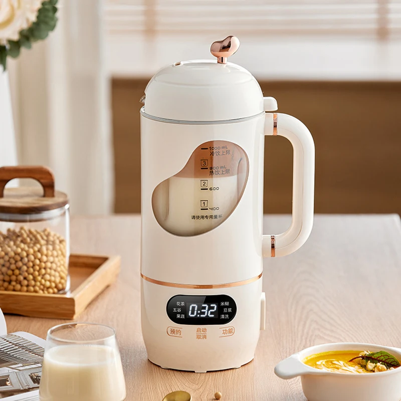 

【Hot】Low Noise Light Sound Korean Style Food Processor Mini Wall Breaking Machine Soymilk Machine With Multiple Functions