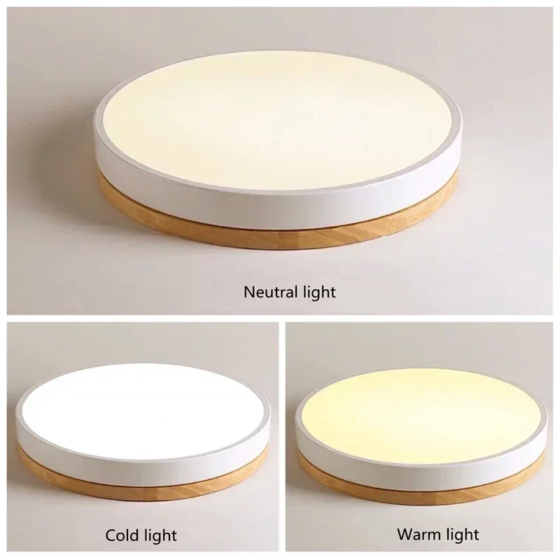 

Modern LED Ceiling Light round Multicolor Surface Mount Lamp for Living Room Bedroom Kitchen - Nordic Style Lighting Fixture