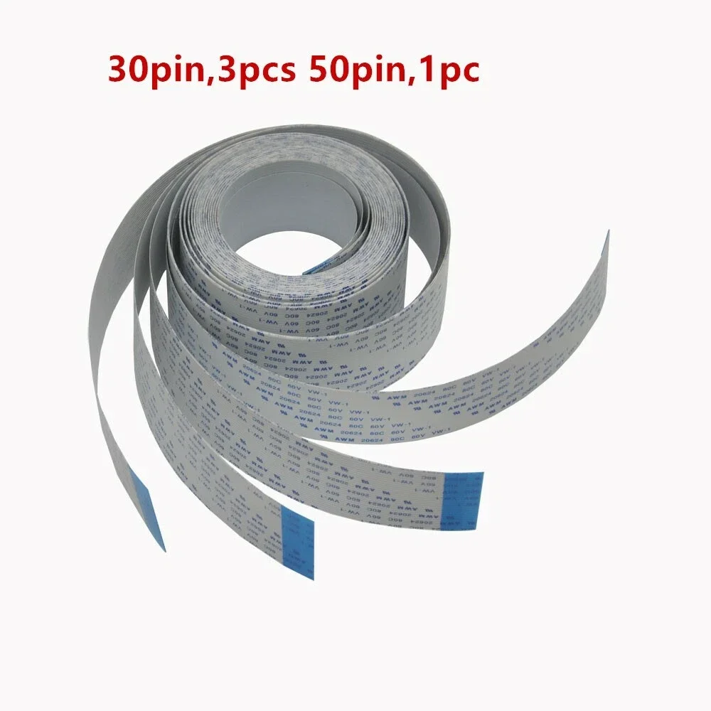 4pcs/set Mimaki JV33-160 2820mm Long Data Cable 30pin,3pcs and 50pin 1pc