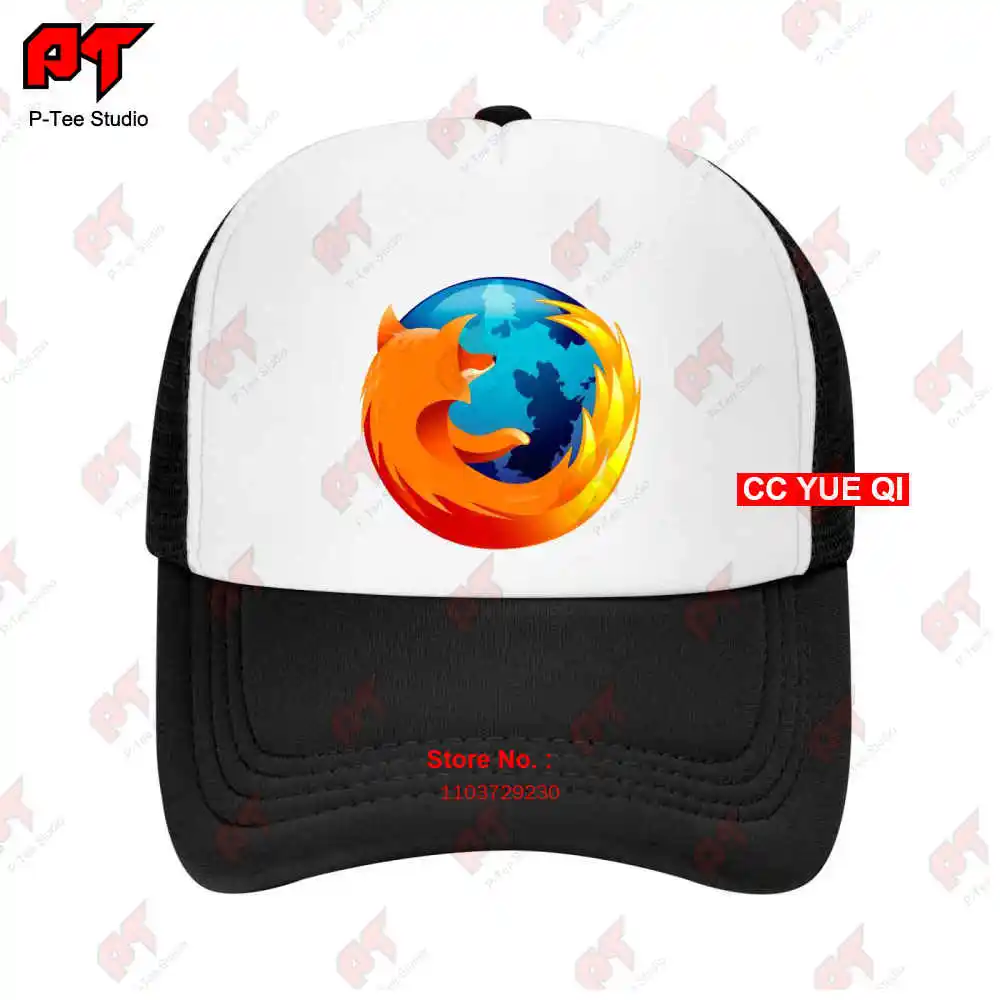 Mozilla-Software Computer Baseball Caps, Vintage Truck Cap, Mozilla, R2PW